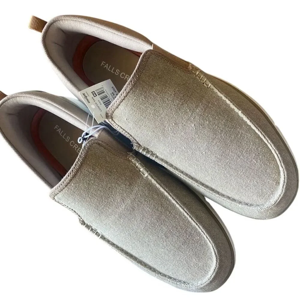 Men's Brown Loafer Slip-On Shoes Size 9M Casual Comfort Durable